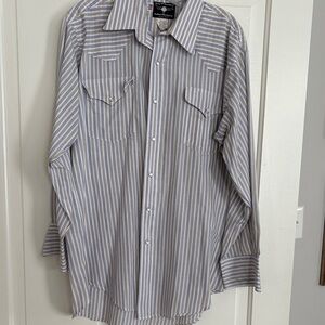 Vintage‎ flyer r Ranch Ware Pearl Sanp Shirt Style 196813 dual pockets